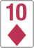 10 of diamonds