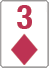 3 of diamonds