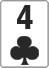 4 of clubs