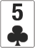 5 of clubs