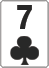 7 of clubs