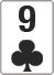 9 of clubs