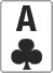 Ace of clubs