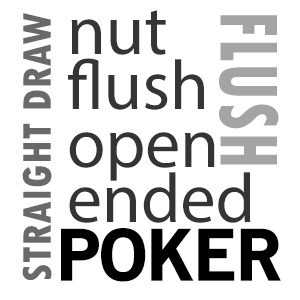 Flopping a Draw -  The two main drawing hands you will be facing are the Open Ended Straight draw, and the Flush draw.